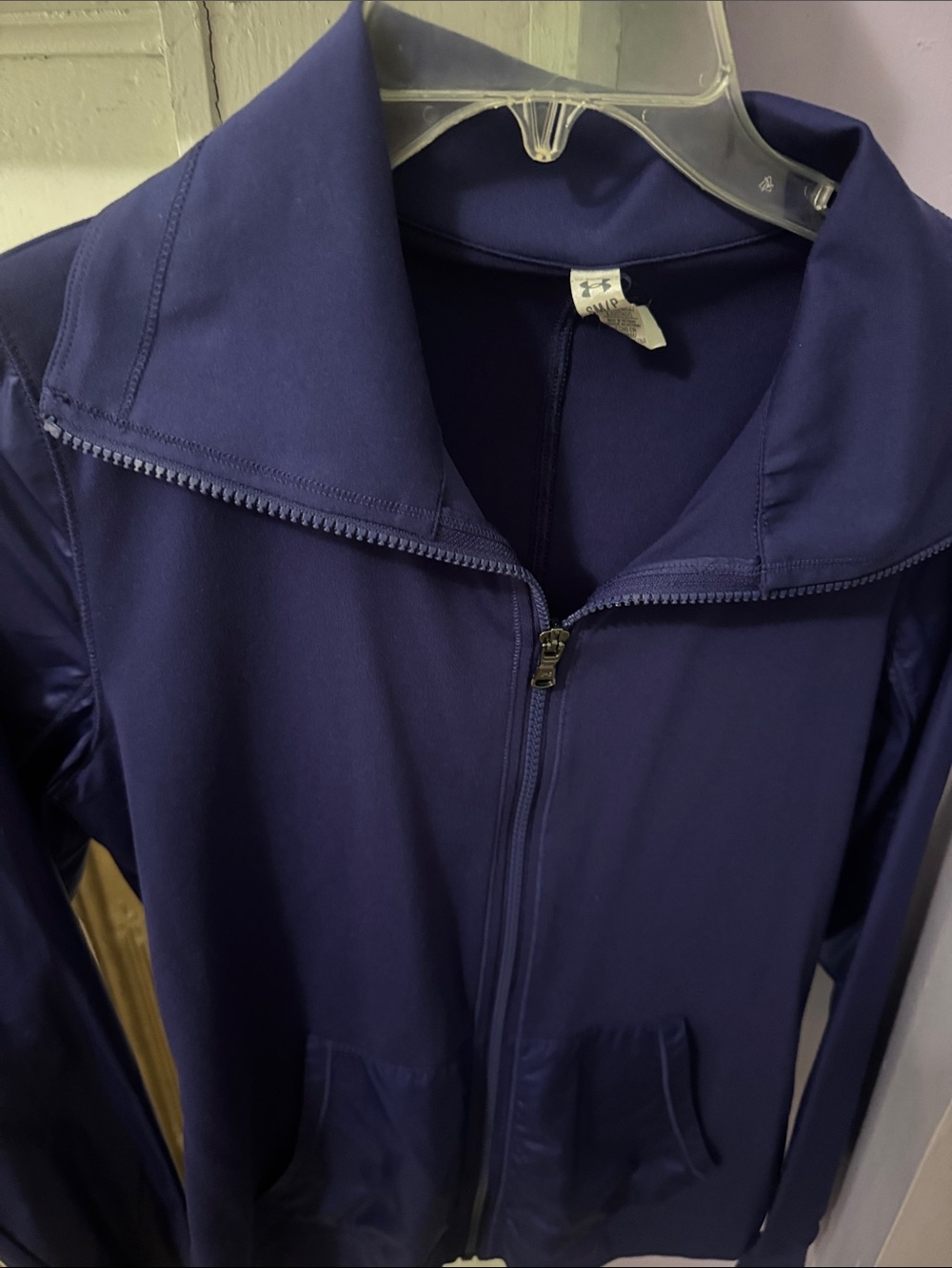 Under Armour Deep Navy/Purple Full-Zip Training Jacket
